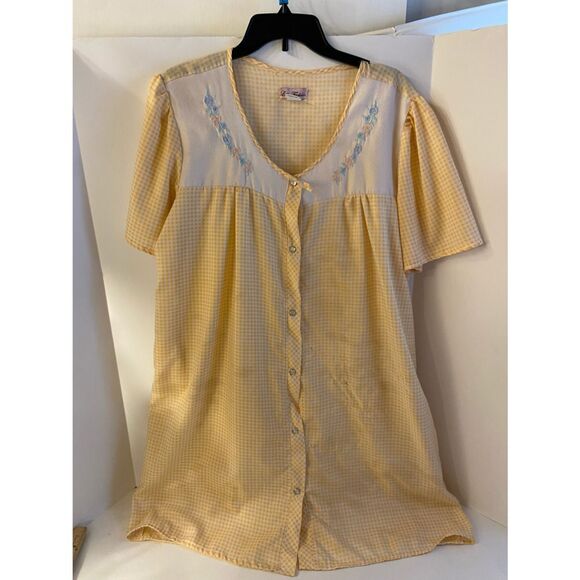 2x house coat vintage style defect - Picture 1 of 9